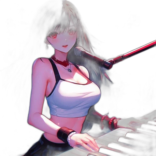 weapon, anime, cyberpunk, concept art transparent PNG cut-out