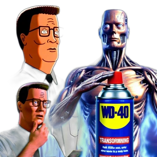 robot, bottle, comic book art, concept art transparent PNG cut-out