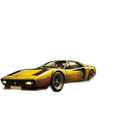 car, 3d render, concept art, photorealistic transparent PNG cut-out