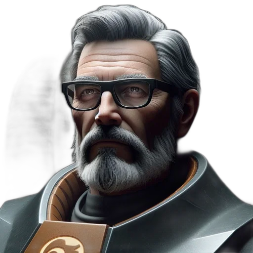 face, staff, jacket, concept art transparent PNG cut-out