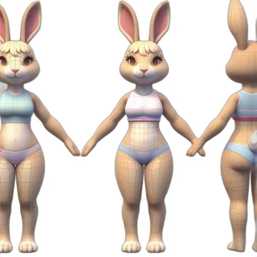 3d render, concept art, pixel art, pastel transparent PNG cut-out
