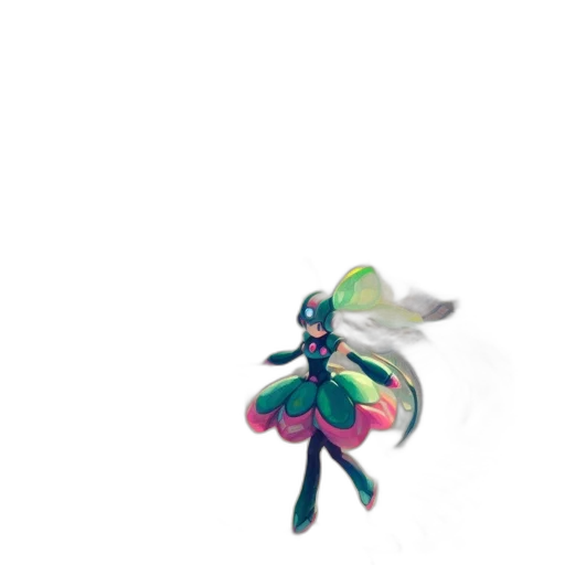 creature, robot, animal, flower transparent PNG cut-out