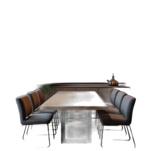 furniture, staff, 3d render, photorealistic transparent PNG cut-out