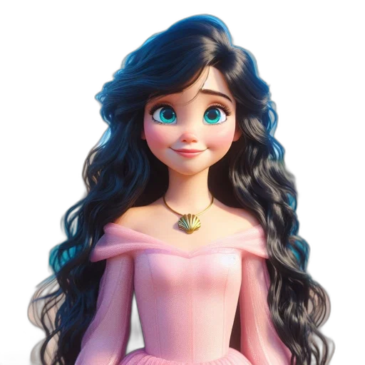 dress, jewelry, crown, hair transparent PNG cut-out