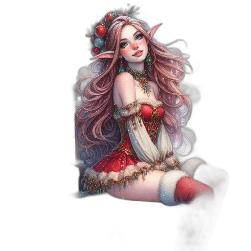 dress, fantasy art, concept art, pixel art transparent PNG cut-out