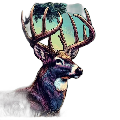 crown, animal, creature, staff transparent PNG cut-out