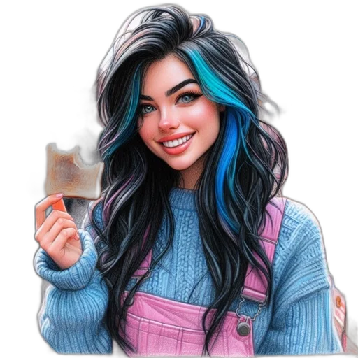jacket, face, food, hair transparent PNG cut-out