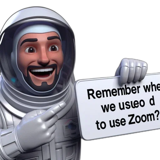 robot, 3d render, outer space, animated transparent PNG cut-out