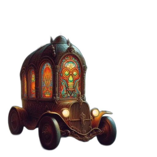 car, furniture, robot, hat transparent PNG cut-out