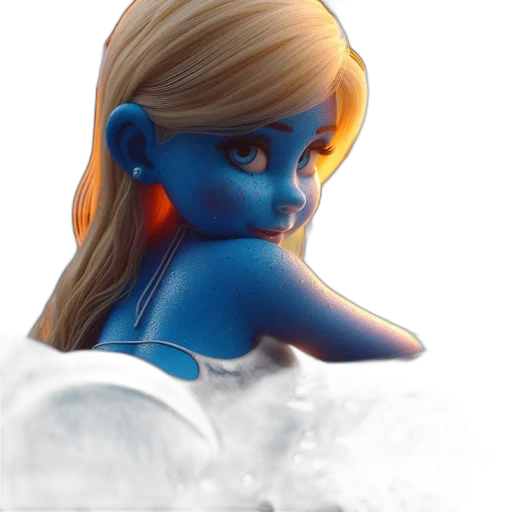 face, concept art, fantasy art, photorealistic transparent PNG cut-out