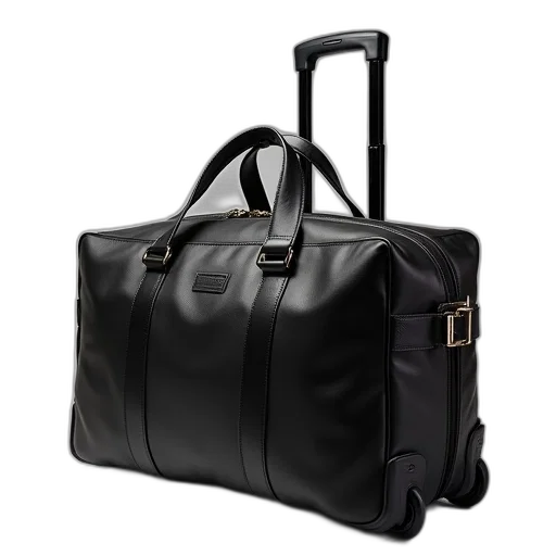 3d render, men, briefcase, travel transparent PNG cut-out