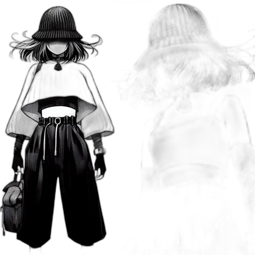 hat, jacket, mask, dress transparent PNG cut-out