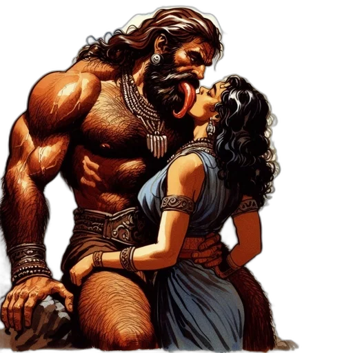 comic book art, fantasy art, concept art, ancient transparent PNG cut-out