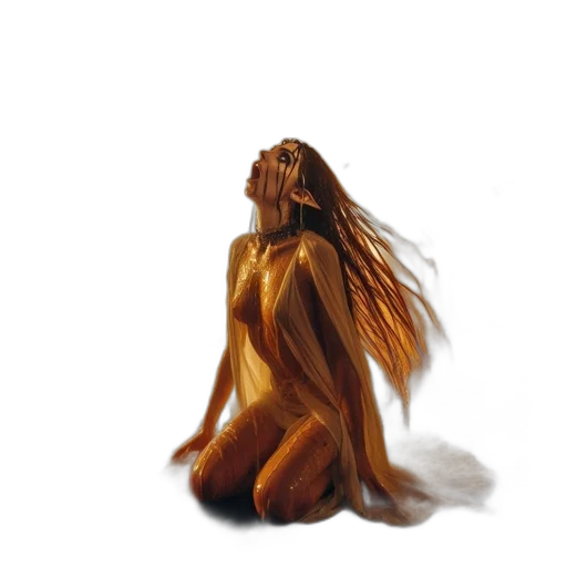 hair, dress, creature, animal transparent PNG cut-out