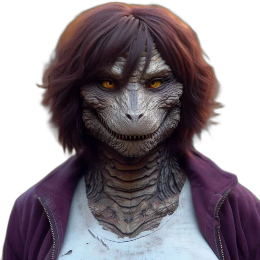 dragon, creature, face, animal transparent PNG cut-out