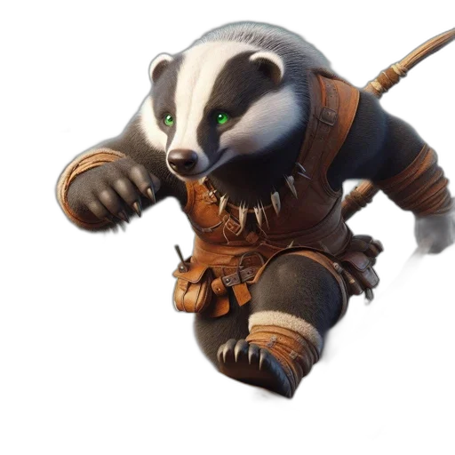 animal, creature, weapon, staff transparent PNG cut-out
