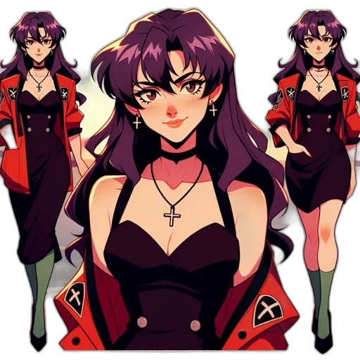 dress, concept art, anime, pixel art transparent PNG cut-out