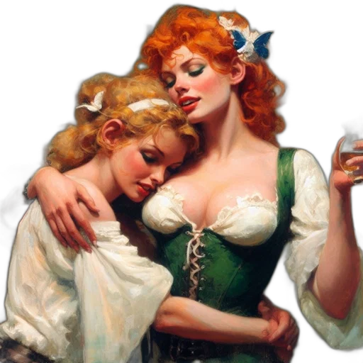 oil painting, photorealistic, concept art, fire transparent PNG cut-out