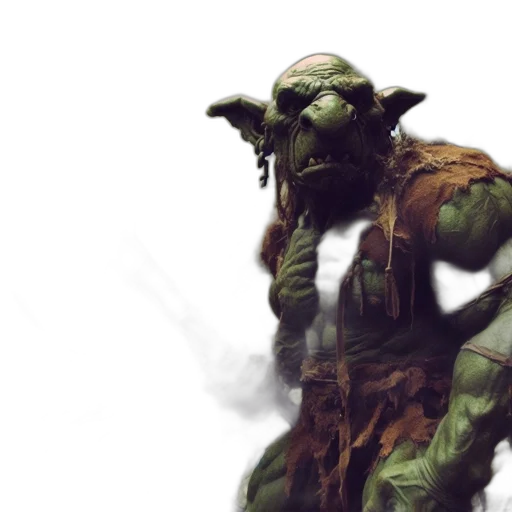 creature, concept art, fantasy art, 3d render transparent PNG cut-out