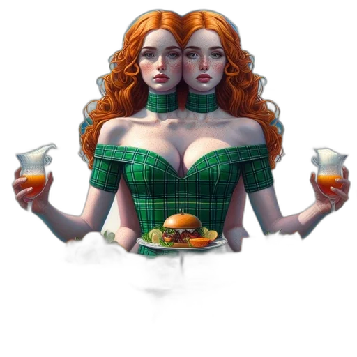 food, dress, concept art, pixel art transparent PNG cut-out