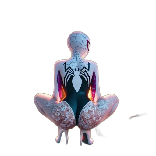 dress, creature, robot, jewelry transparent PNG cut-out