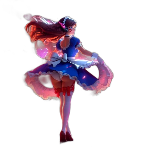 dress, concept art, 3d render, fantasy art transparent PNG cut-out