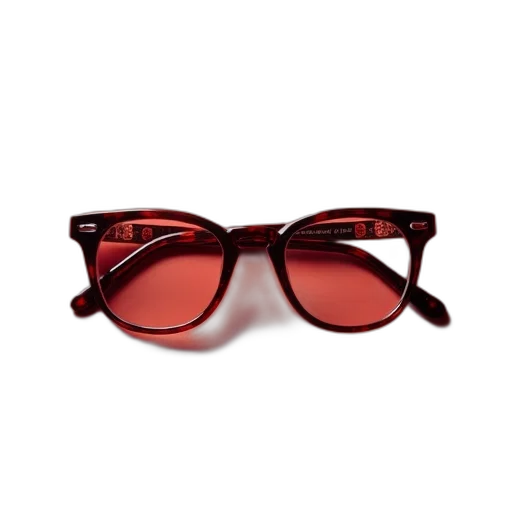 3d render, red, unisex, pair transparent PNG cut-out