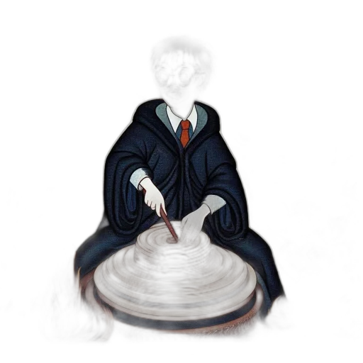 staff, mask, jacket, hat transparent PNG cut-out