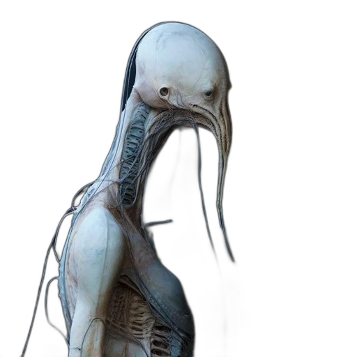 creature, animal, robot, mask transparent PNG cut-out