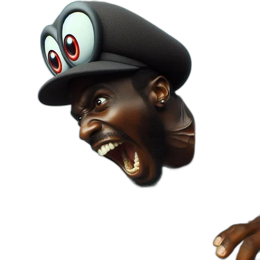 face, hat, mask, creature transparent PNG cut-out
