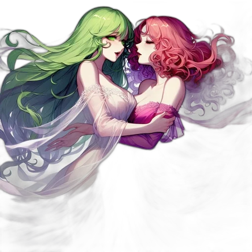 watercolor, pixel art, concept art, fantasy art transparent PNG cut-out