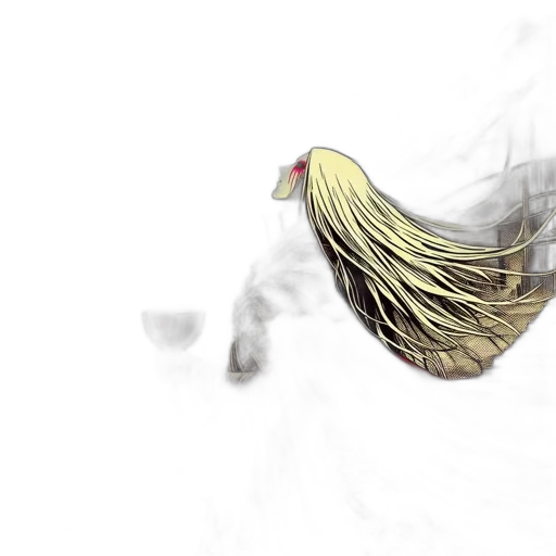 hair, animal, food, weapon transparent PNG cut-out