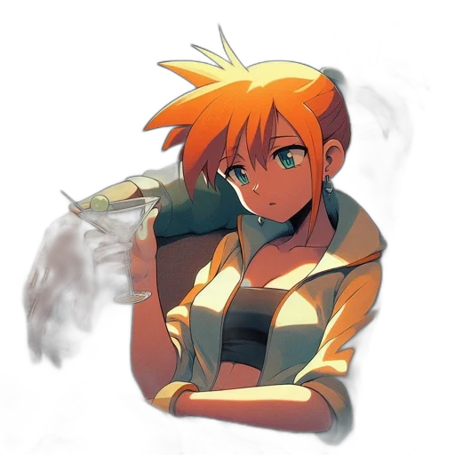 weapon, staff, jacket, mask transparent PNG cut-out