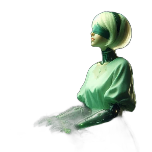 dress, robot, crown, mask transparent PNG cut-out