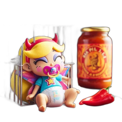 food, concept art, pixel art, 3d render transparent PNG cut-out