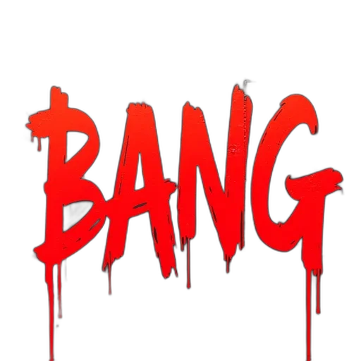comic book art, concept art, word, bang transparent PNG cut-out