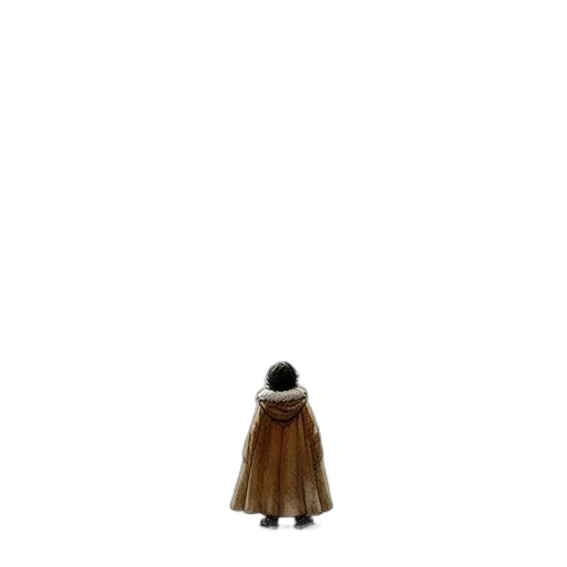 dress, hair, hat, robot transparent PNG cut-out