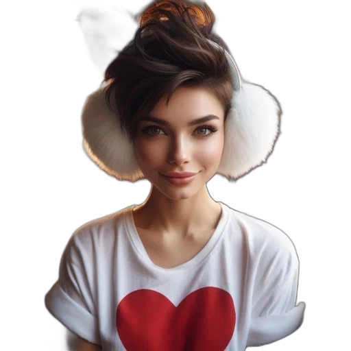 face, hat, crown, hair transparent PNG cut-out