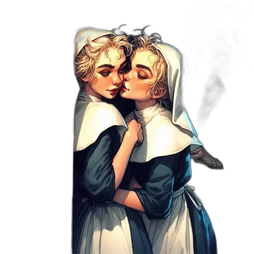dress, concept art, comic book art, fantasy art transparent PNG cut-out