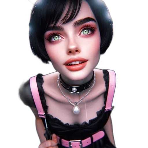 robot, face, jewelry, staff transparent PNG cut-out