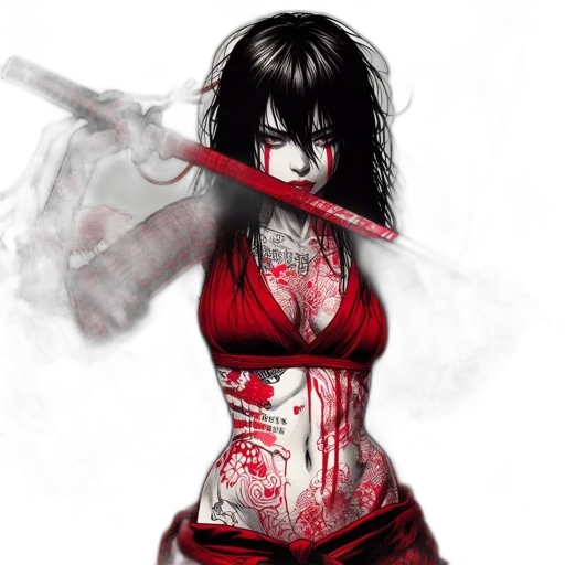 comic book art, concept art, fantasy art, photorealistic transparent PNG cut-out
