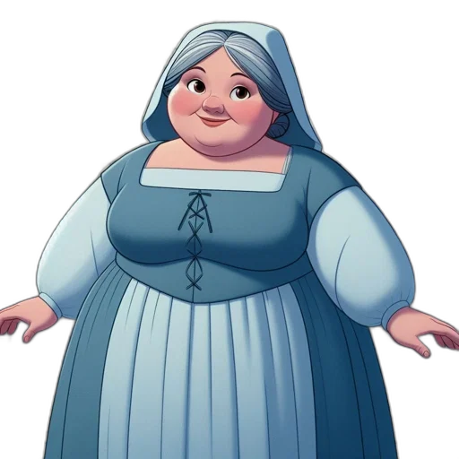 dress, face, concept art, 3d render transparent PNG cut-out