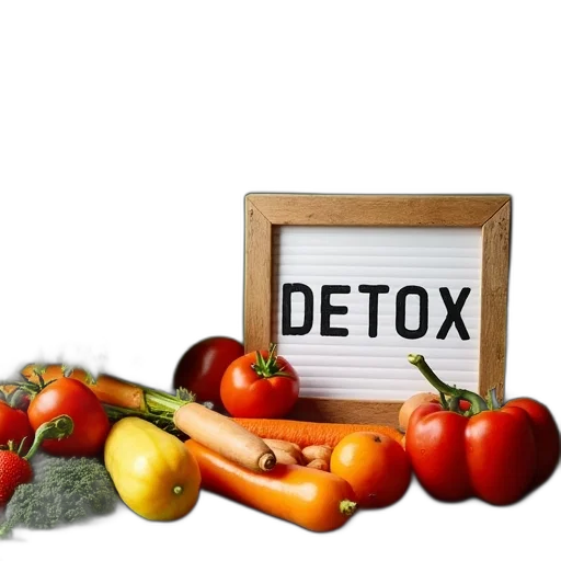 food, sign, says, detox transparent PNG cut-out