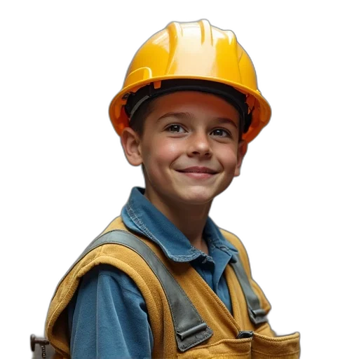 staff, face, robot, hat transparent PNG cut-out