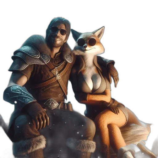 animal, dragon, staff, creature transparent PNG cut-out