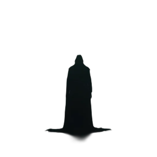 jacket, staff, creature, mask transparent PNG cut-out