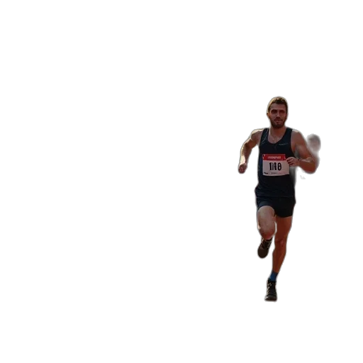 pixel art, 3d render, photorealistic, marathon transparent PNG cut-out