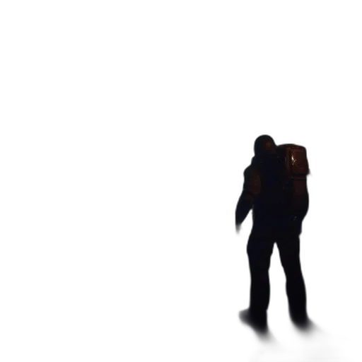 staff, jacket, robot, creature transparent PNG cut-out