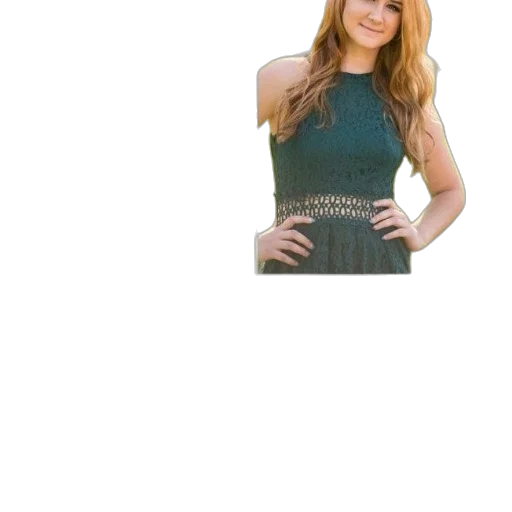 dress, staff, jacket, hair transparent PNG cut-out