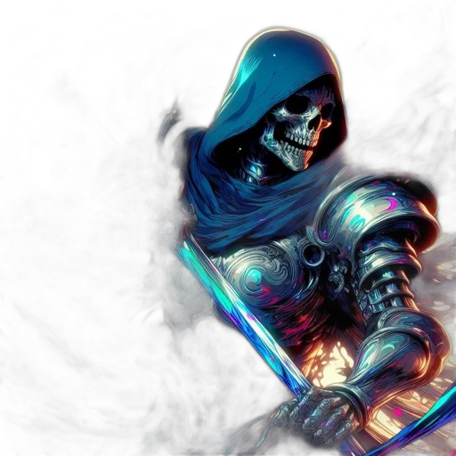 mask, sword, weapon, fantasy art transparent PNG cut-out